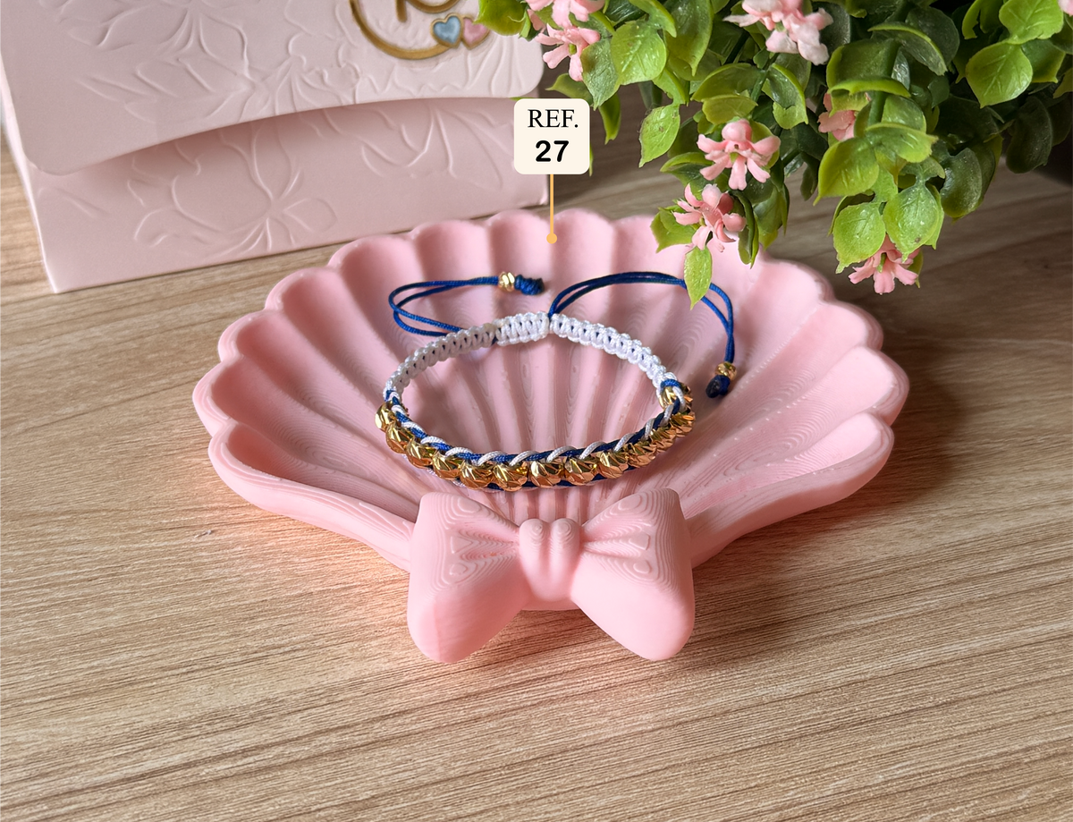 Pulsera Tejida Oro 18K - Modelo 27