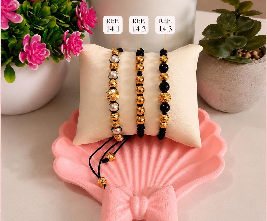Pulsera Tejida Oro 18K - Modelo 14