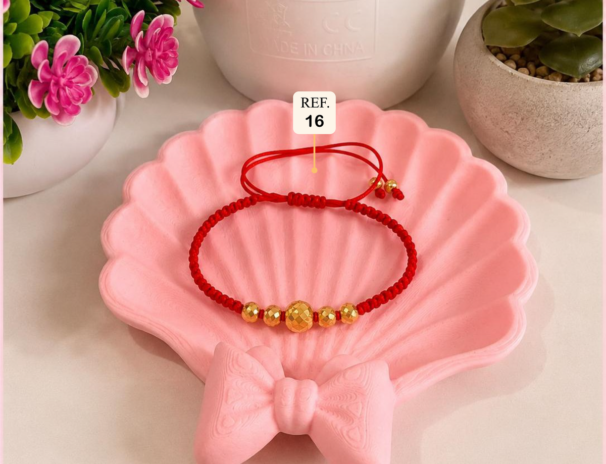 Pulsera Tejida Oro 18K - Modelo 16