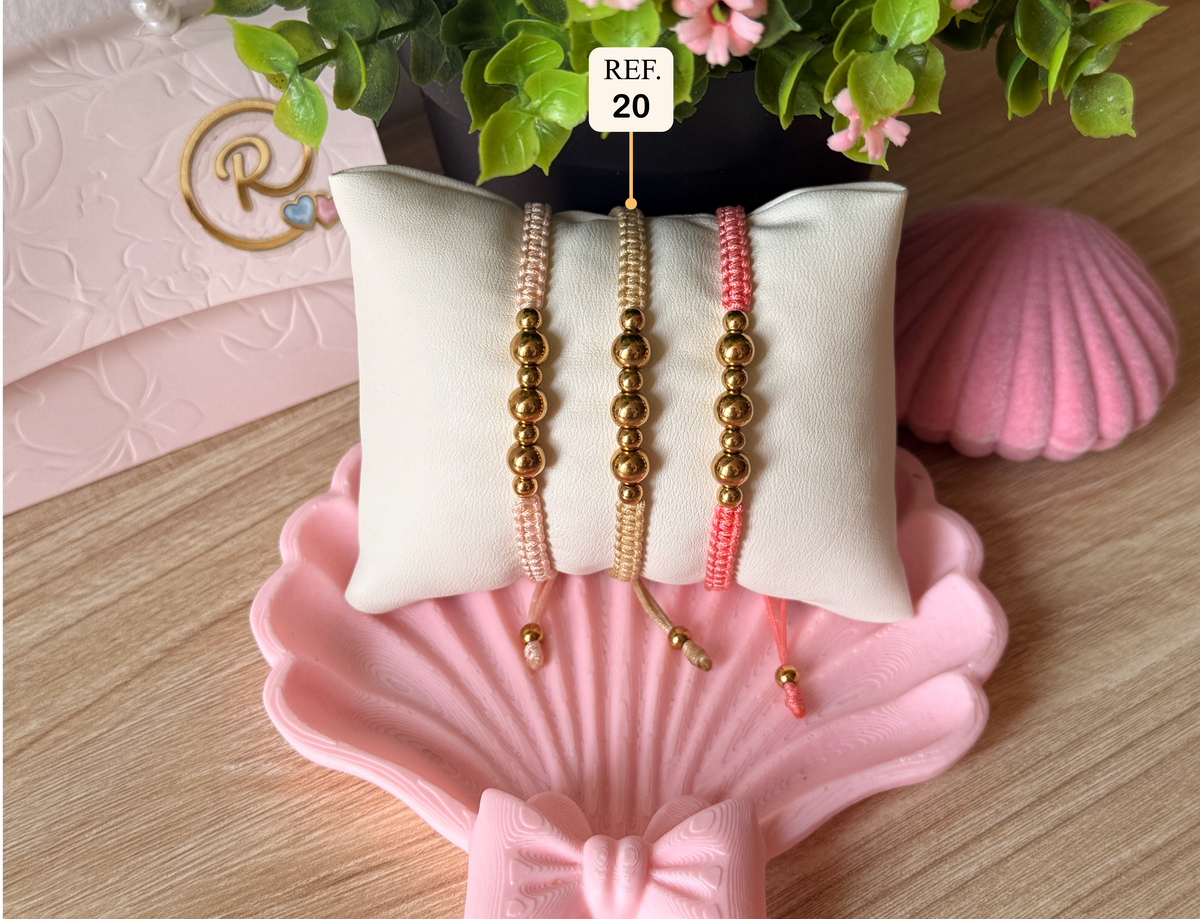 Pulsera Tejida Oro 18K - Modelo 20