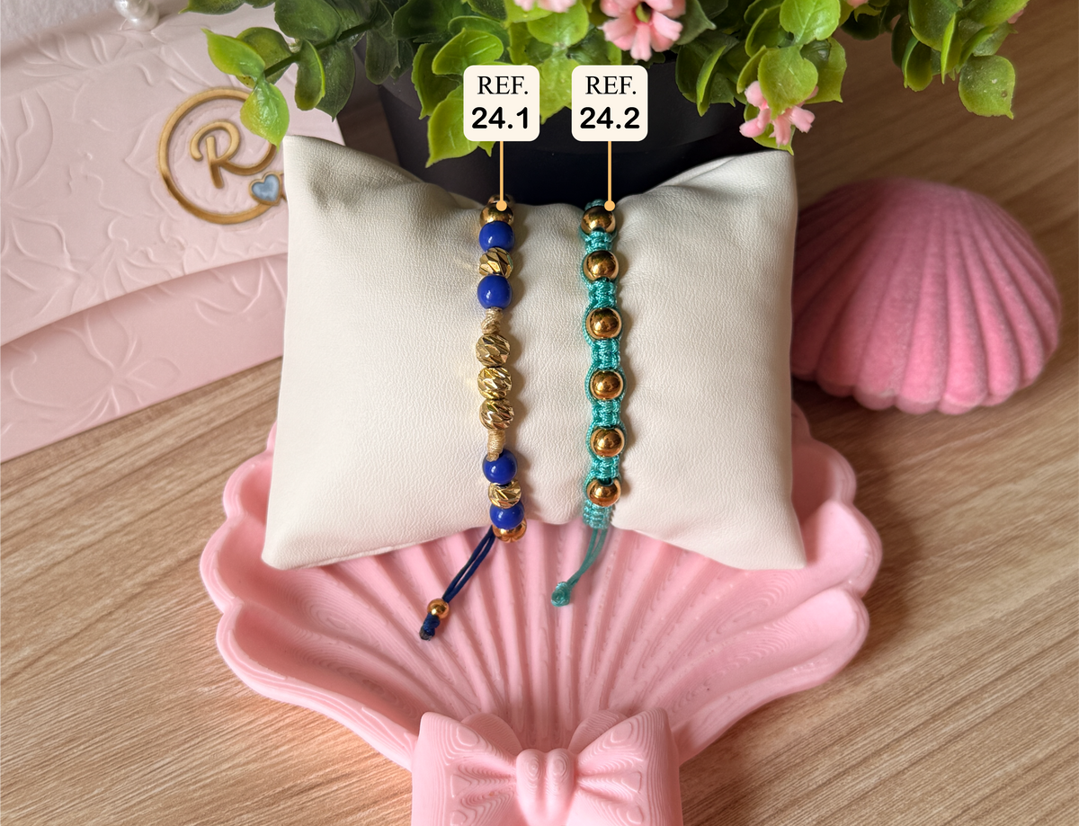 Pulsera Tejida Oro 18K - Modelo 24
