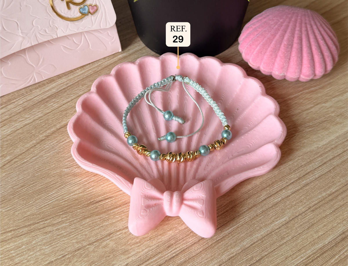 Pulsera Tejida Oro 18K - Modelo 29