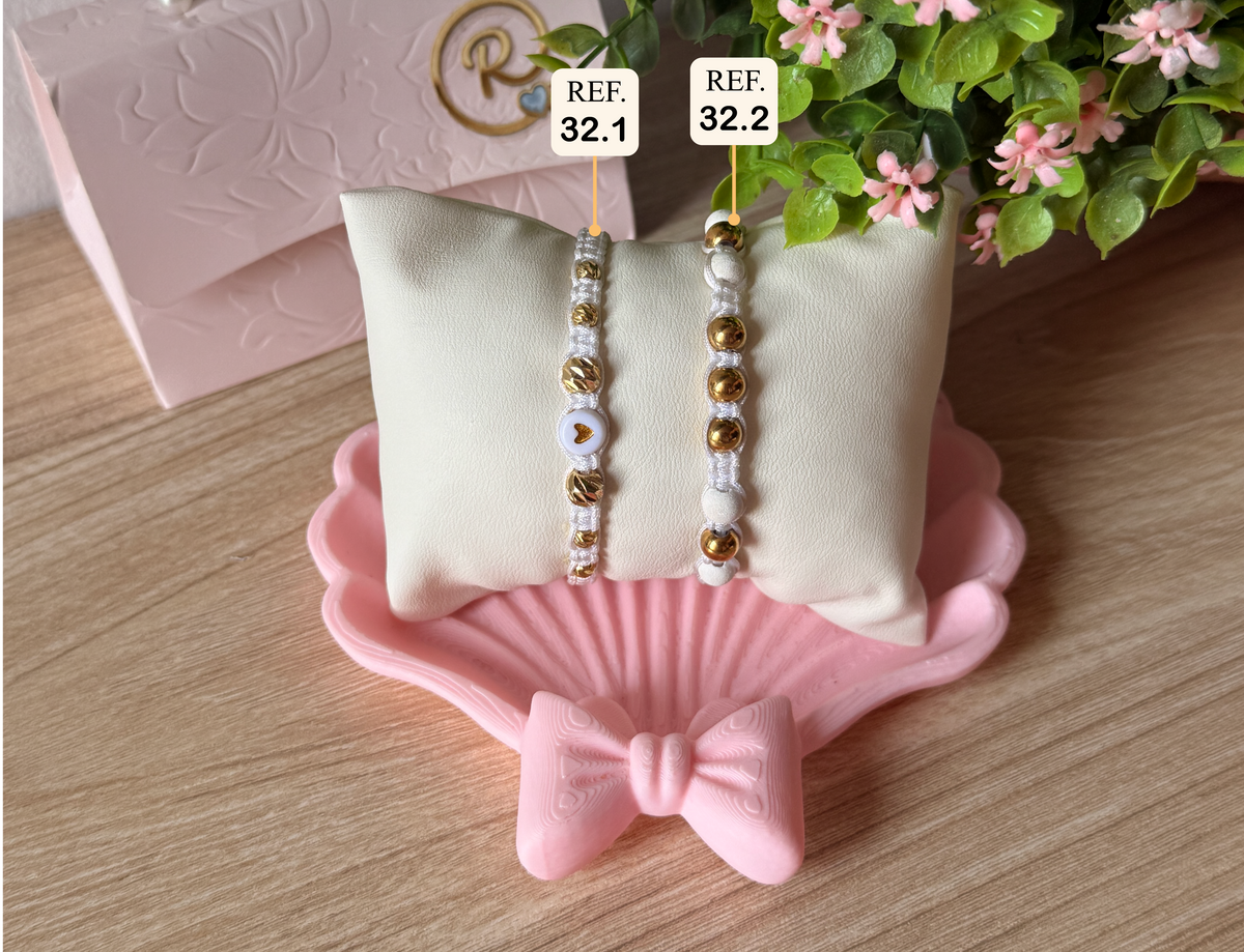Pulsera Tejida Oro 18K - Modelo 32